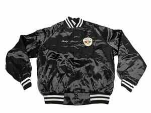 Vintage WestArk Women Black Embroidered Satin Corvette Club Of Utah JUDY Jacket